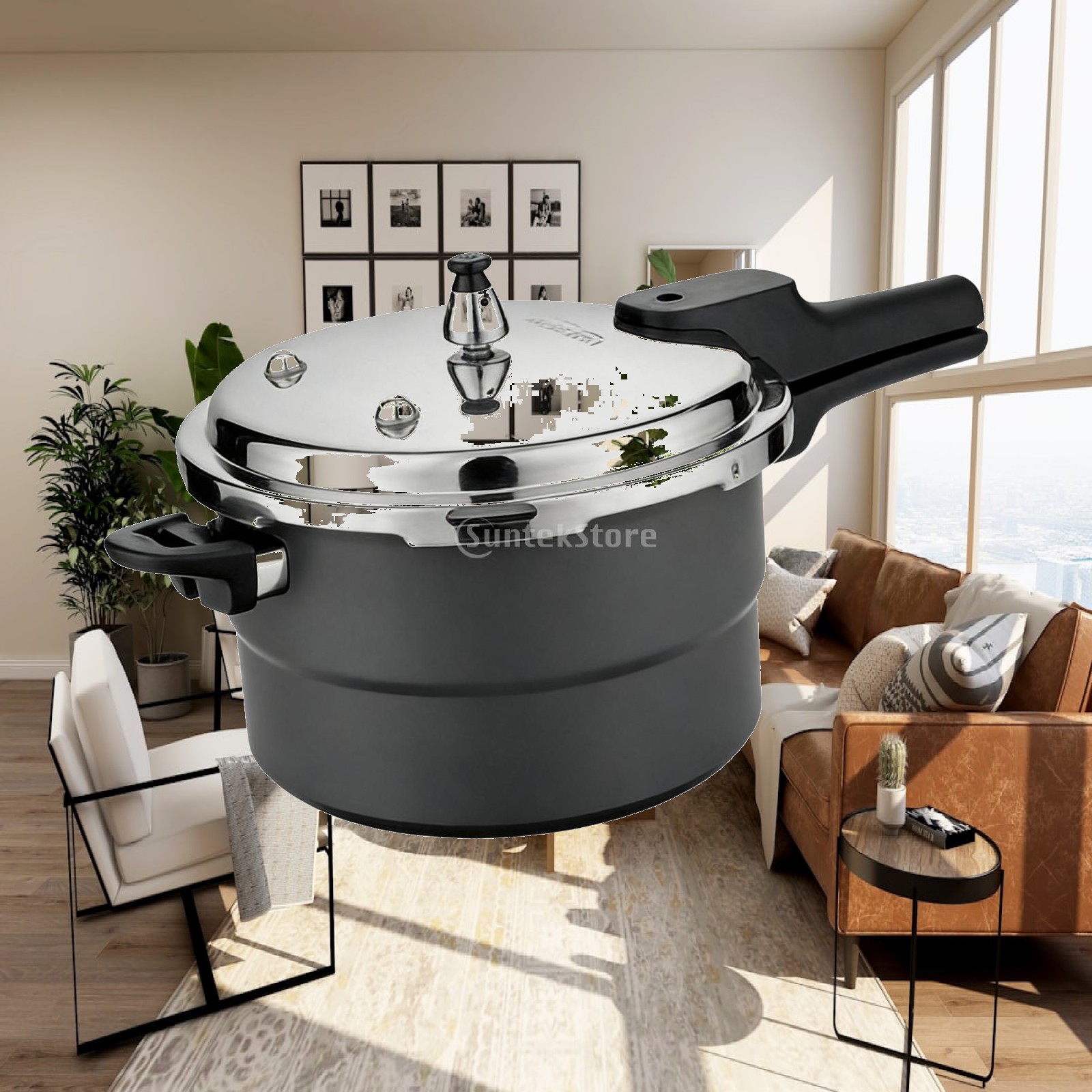 Instant Pot Pressure Cooker - Drukpan voor gas- of inductiekookplaten, instant