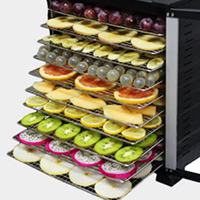 Dehydrator Tray Electric - 10 Trays Voedseldroger Huishoudelijk Roestvrij Staal