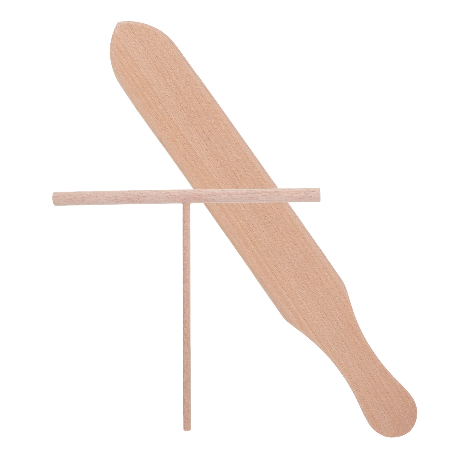 Crepe Maker Non Stick - 1 Set Houten Crêpe-uitstrijkijzer Pannenkoekenmaker Kit