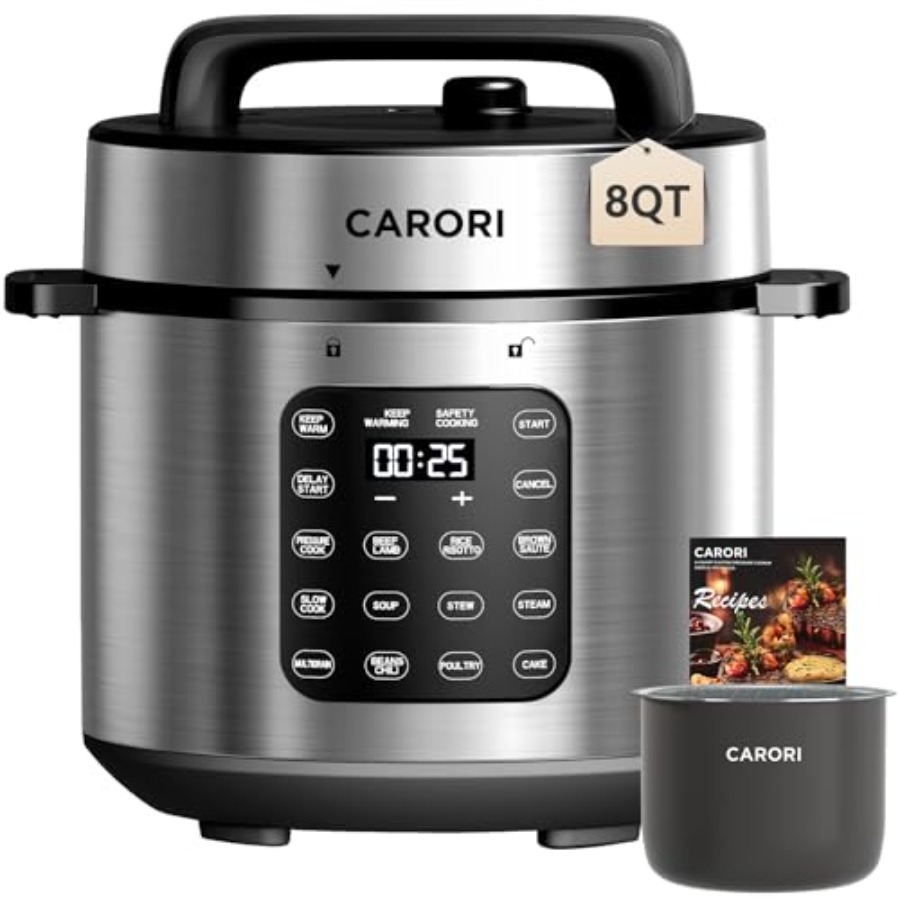 Instant Pot Pressure Cooker - 9-in-1 Elektrische Drukpan 1000W Instant Multi-Cooker
