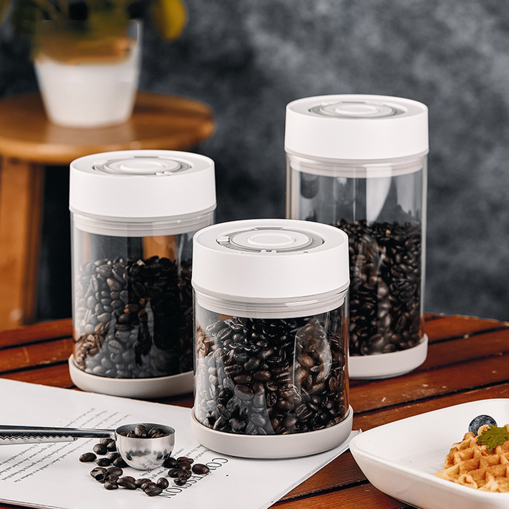 Kitchen Appliances Organizer - Keuken Vochtbestendig Glas Koffiebonen Pot Automatische