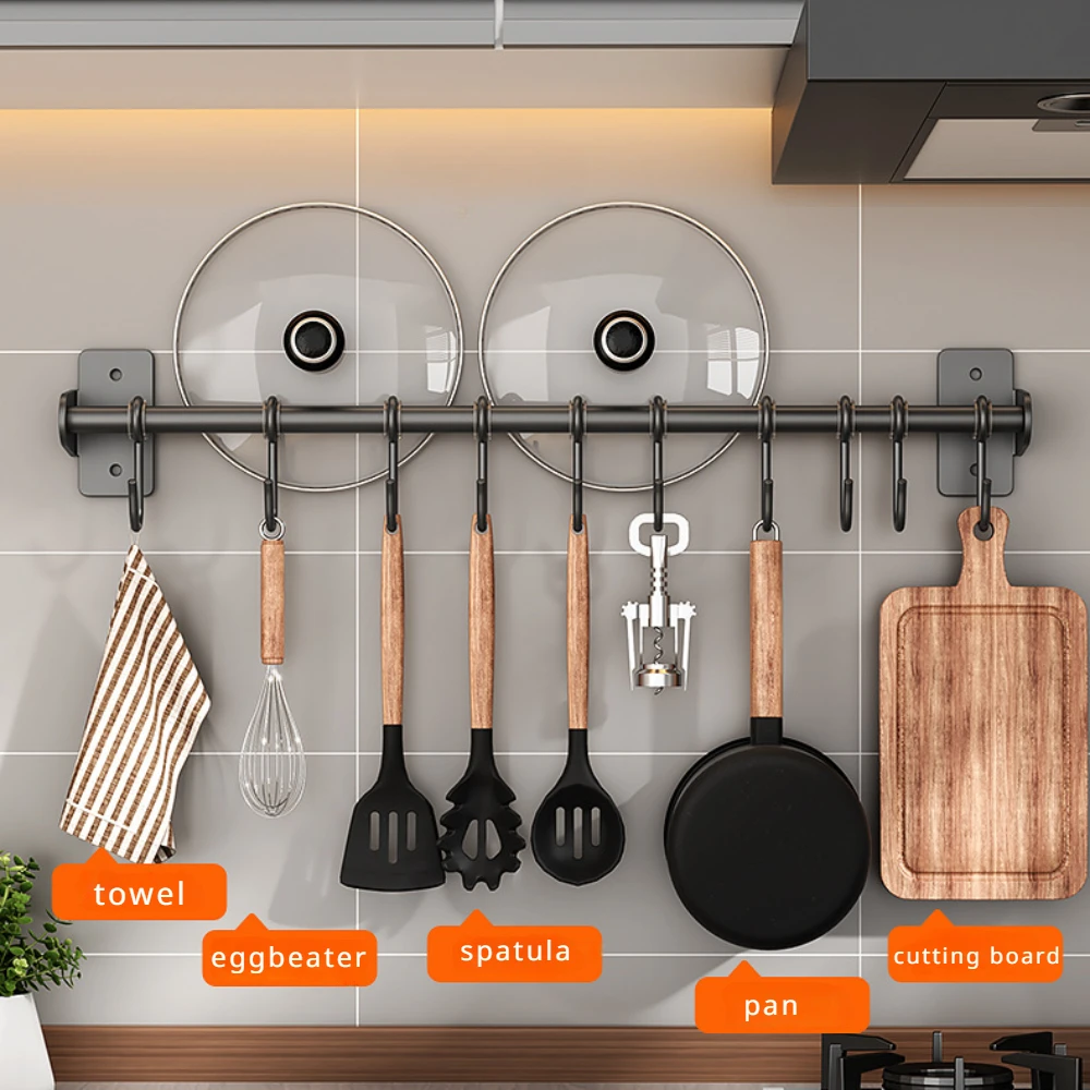 Kitchen Appliances Storage - Geen punch Keukenhaakrek Roestvrij stalen wandplanken