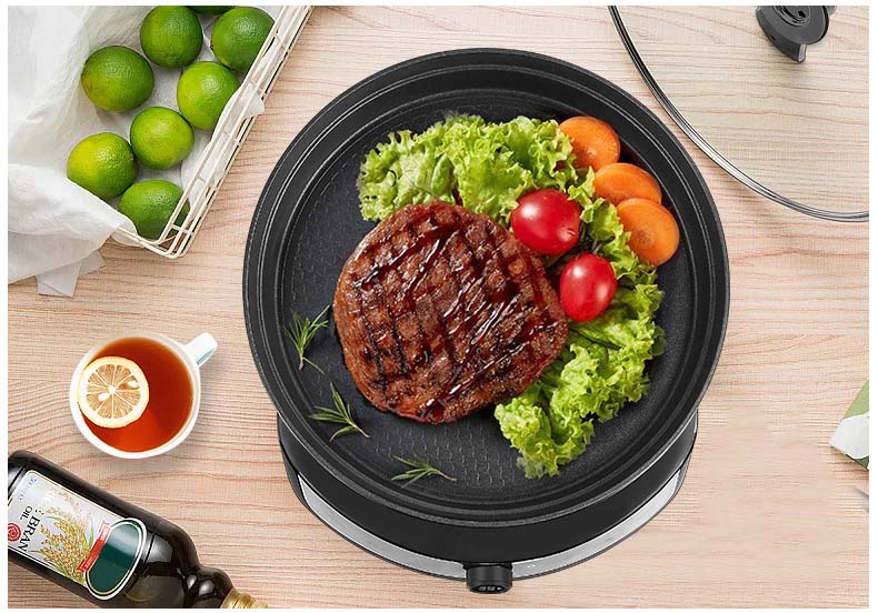 Crepe Maker Non Stick - Anti-aanbaklaag Rookloze Pannenkoekenmachine Huishoudelijke Crêpemaker Elektrische