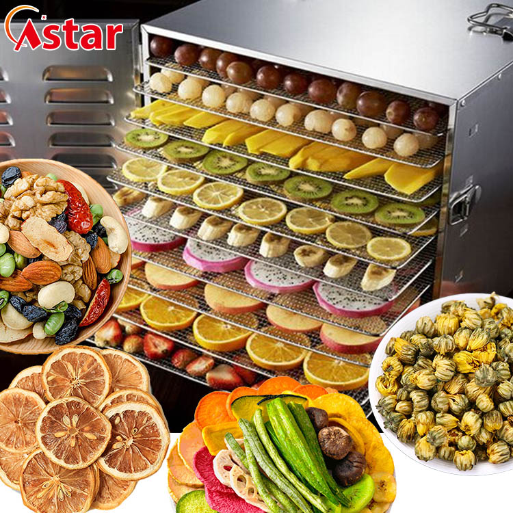 Dehydrator Tray Electric - Commerciële kleine 8-bakjes ananas groente fruit