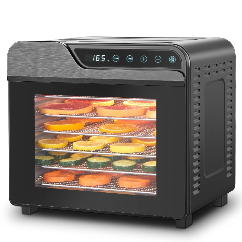 Dehydrator Tray Electric - Roestvrij staal met 8 laden 625W,