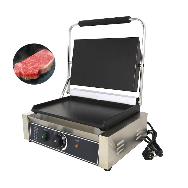 Sandwich Press Grill - Commerciële elektrische contactgrill van gietijzer voor