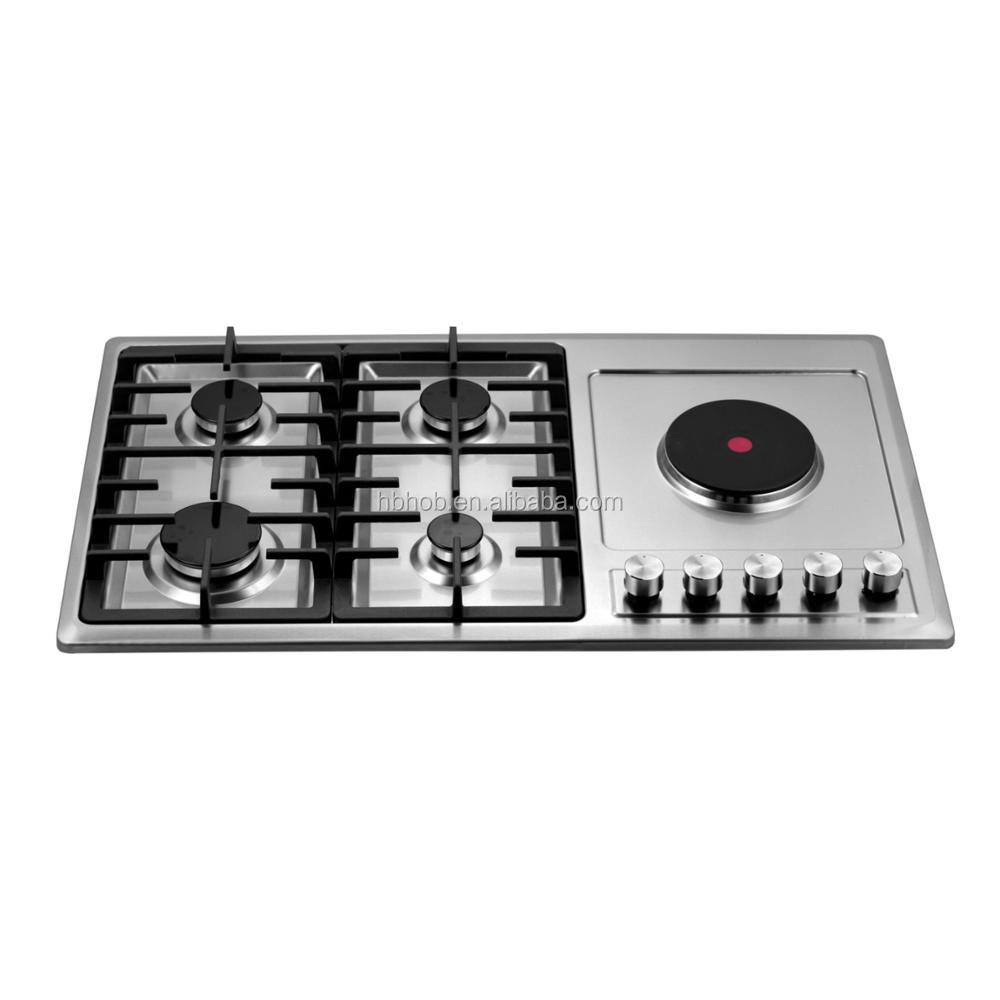 Kitchen Appliances Built In - Keukenapparaat roestvrijstalen paneel 5-pits gasfornuis met