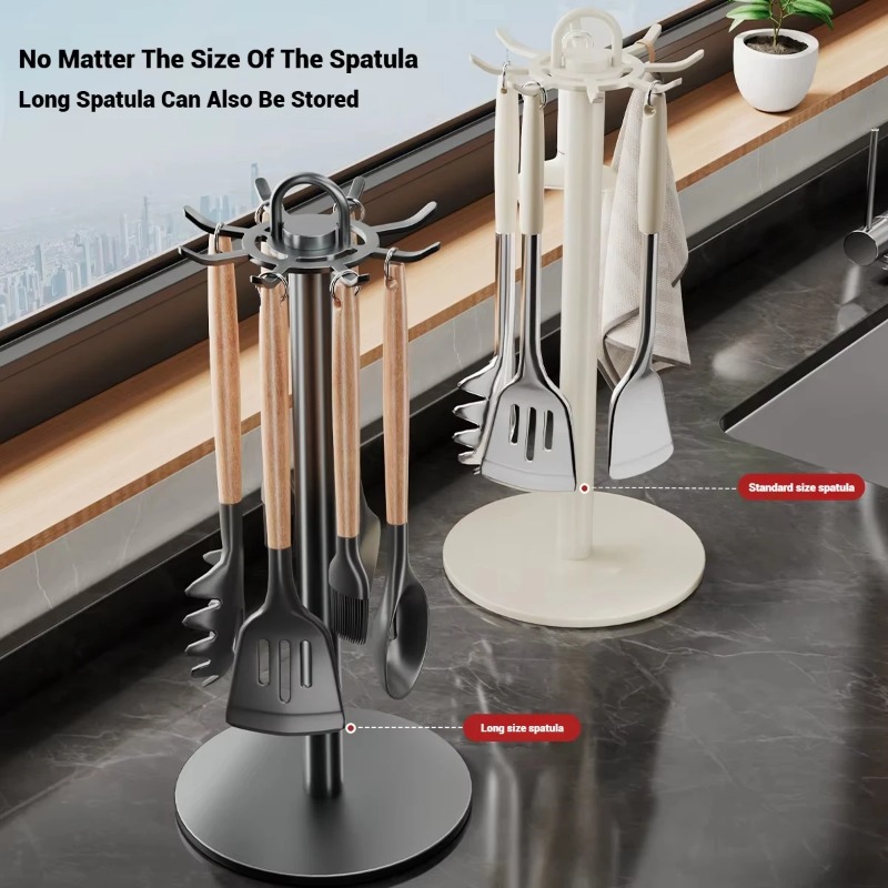 Kitchen Appliances Storage - 360 ° Draaibaar keukengerei- en spatelrek
