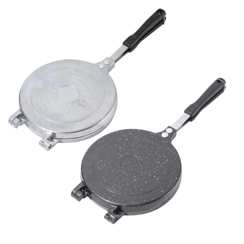 Sandwich Press Grill - Dubbelzijdige Koekenpan Aluminium Anti-aanbak Pannenkoek Pan