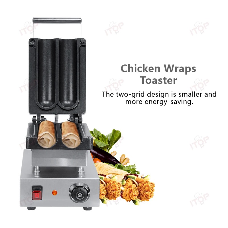 Sandwich Press Grill - Shawarma Gyro Toaster Tortilla Wrap Sandwich