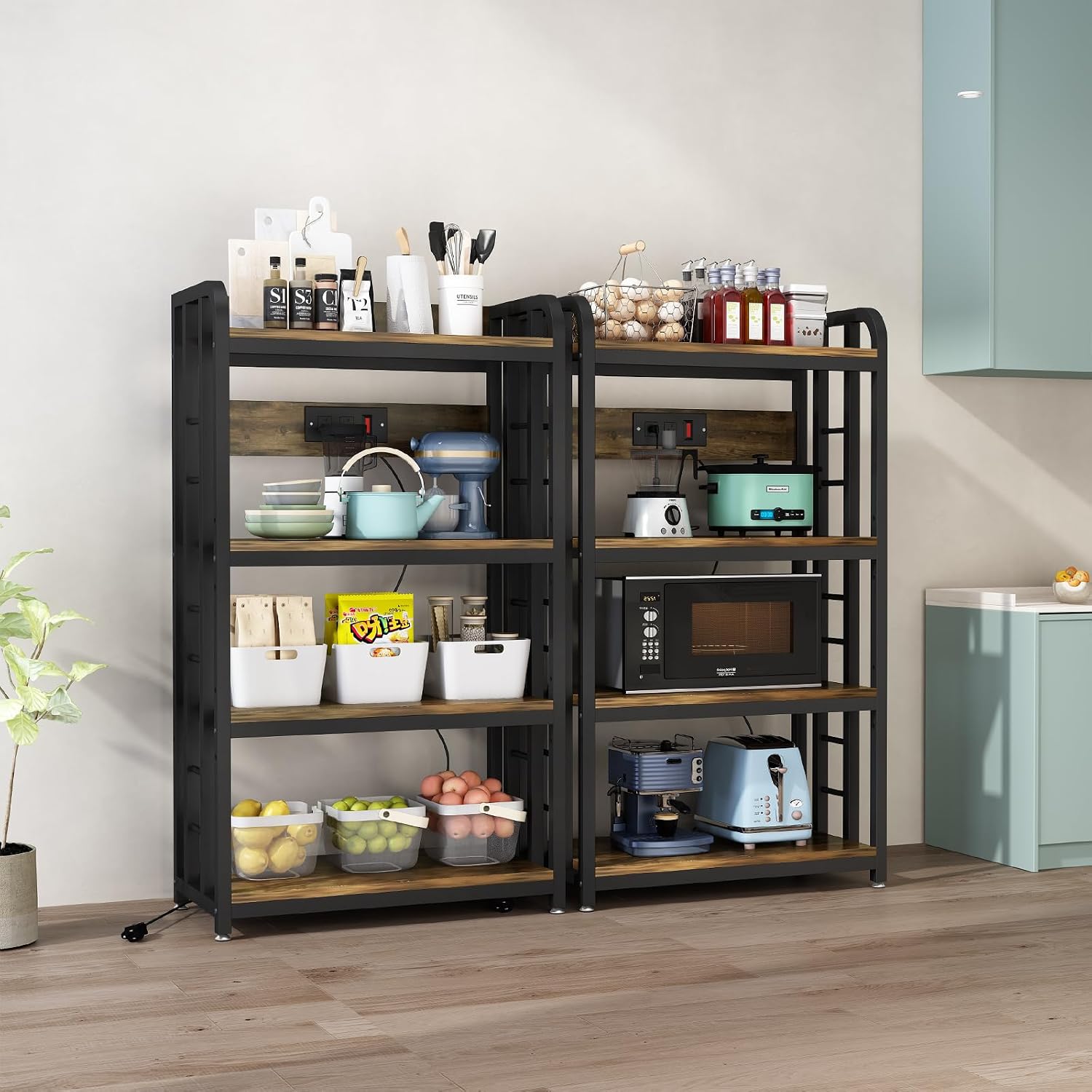 4-laags keukenbakkersrek met s - Kitchen Appliances Storage recensie en prijs