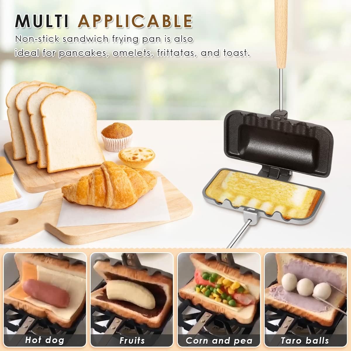 Hot Sandwich Maker, 4w1h Sandw - Sandwich Press Grill recensie en prijs