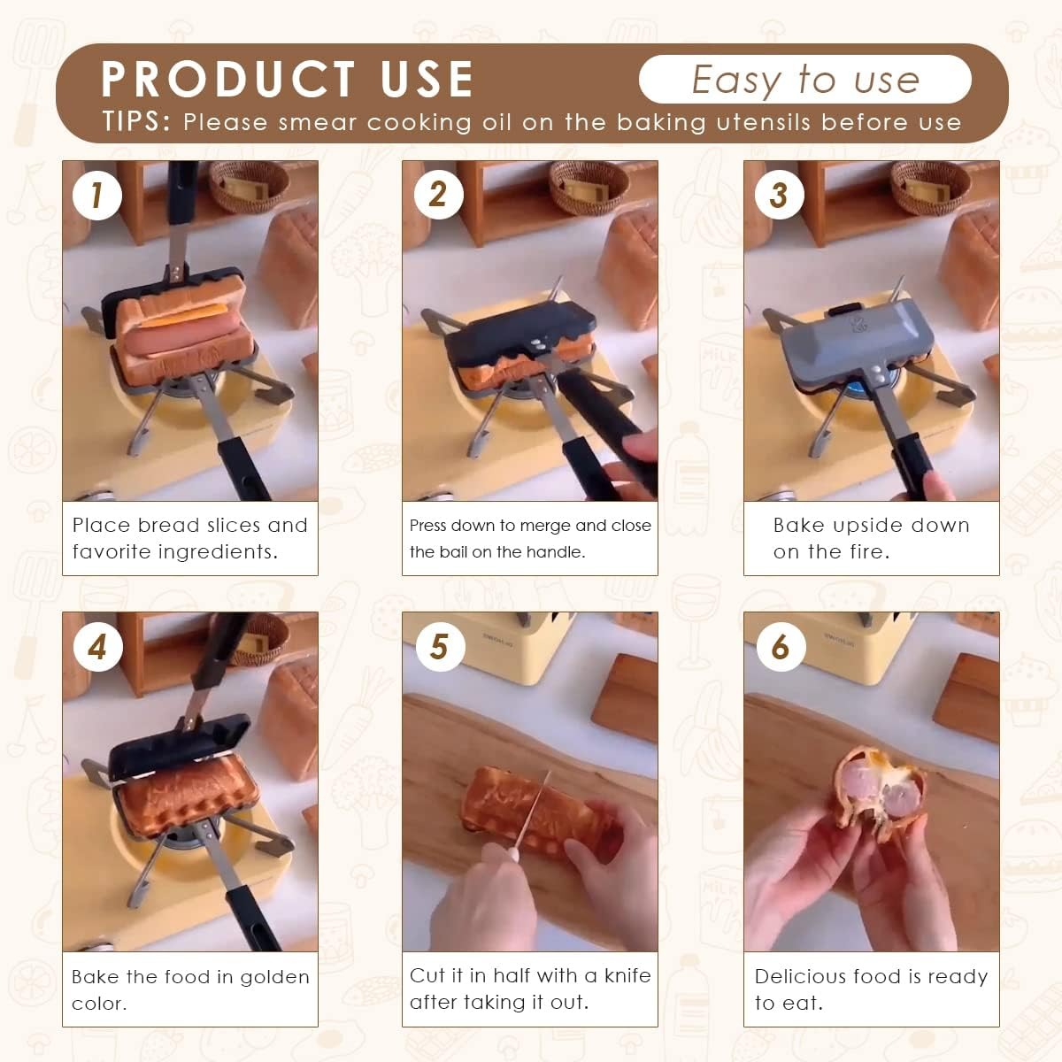 Hot Sandwich Maker, 4w1h Sandw - Sandwich Press Grill recensie en prijs