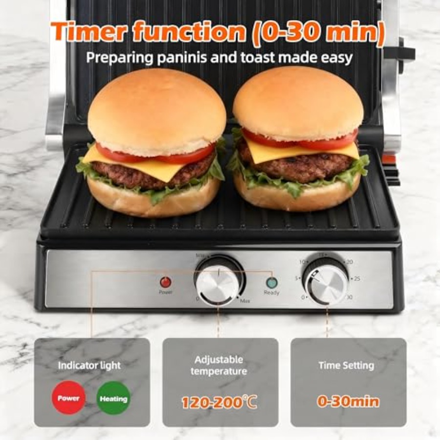 Panini Press Sandwichmaker met - Sandwich Press Grill recensie en prijs