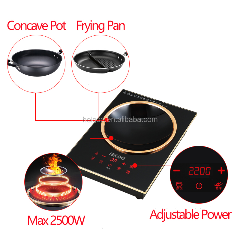 Ingebouwde en draagbare concav - Induction Cooktop Portable recensie en prijs