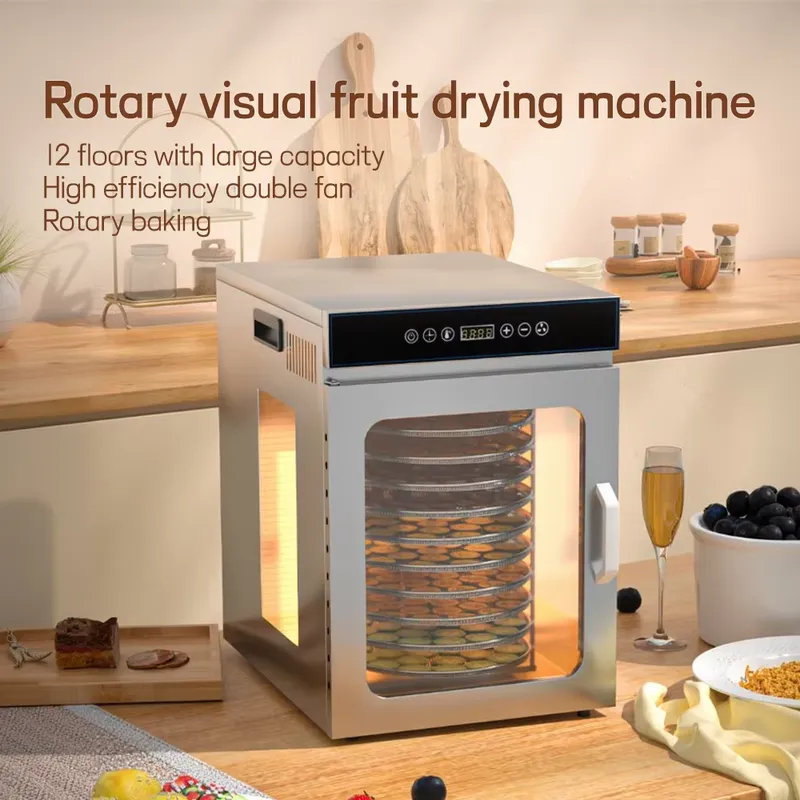 12-bakjes roterende elektrisch - Dehydrator Tray Electric recensie en prijs