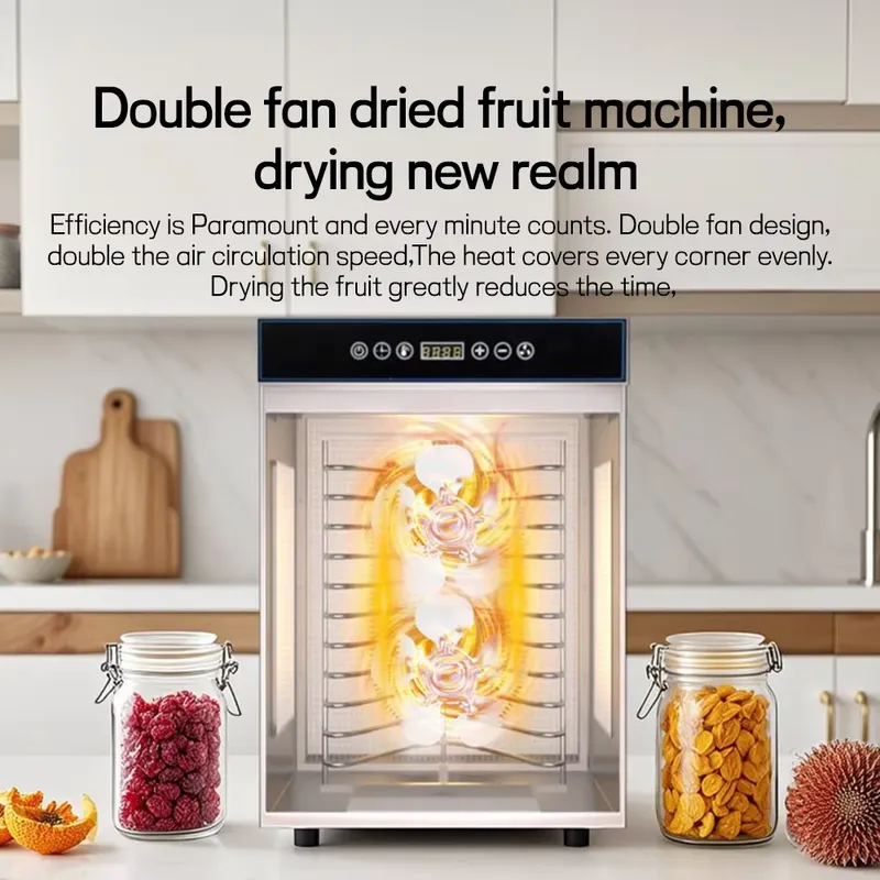 12-bakjes roterende elektrisch - Dehydrator Tray Electric recensie en prijs