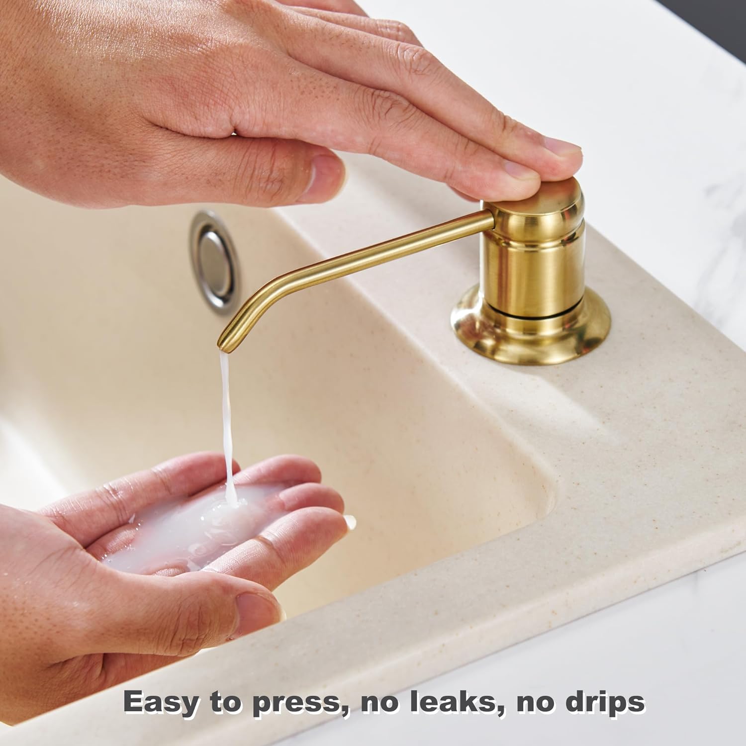 Messing gootsteenzeepdispenser - Kitchen Appliances Built In recensie en prijs