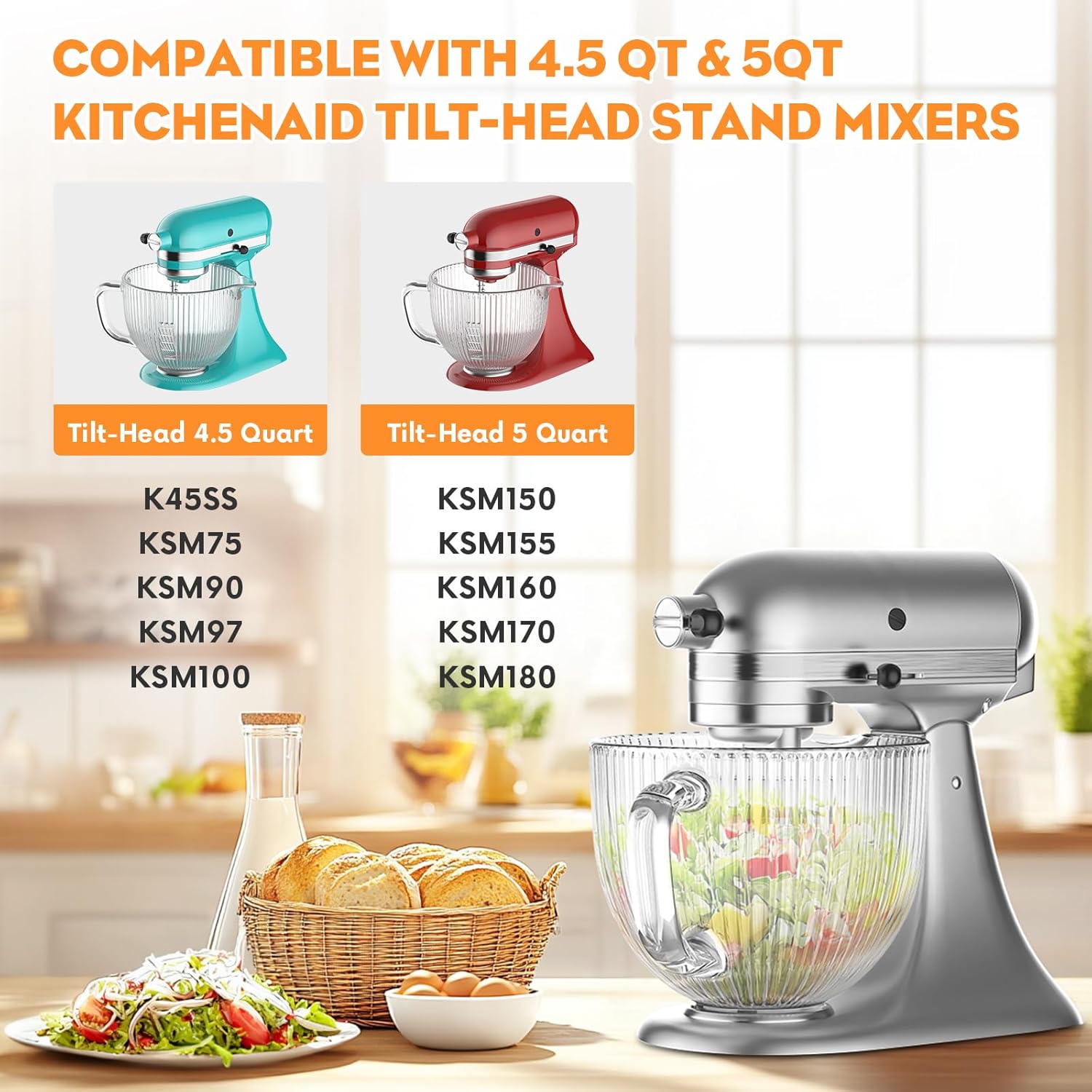 GVODE glazen kom voor Kitchena - Kitchen Appliances Kitchenaid recensie en prijs