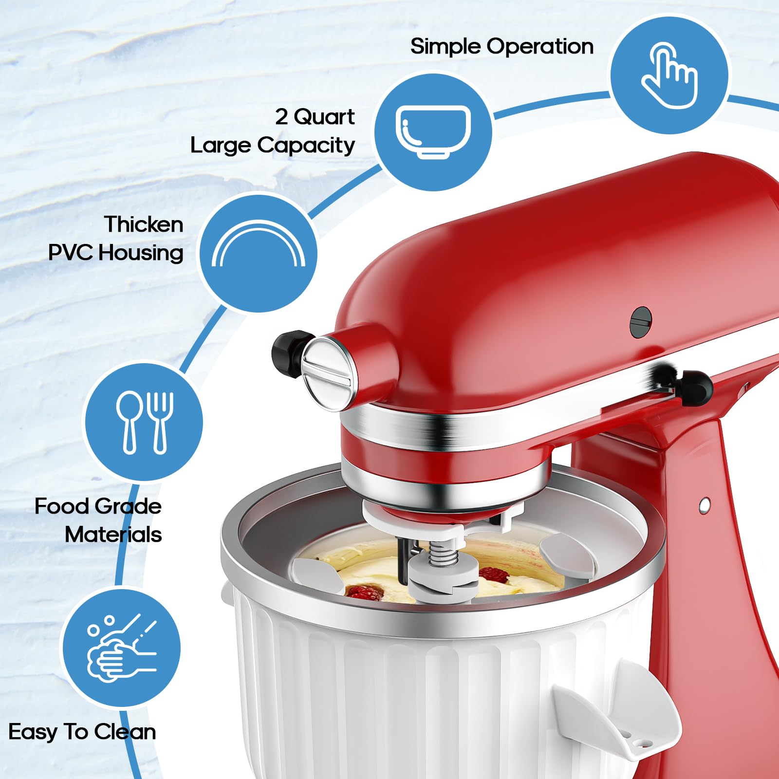 2 Quart ijsmachine-opzetstuk v - Kitchen Appliances Kitchenaid recensie en prijs