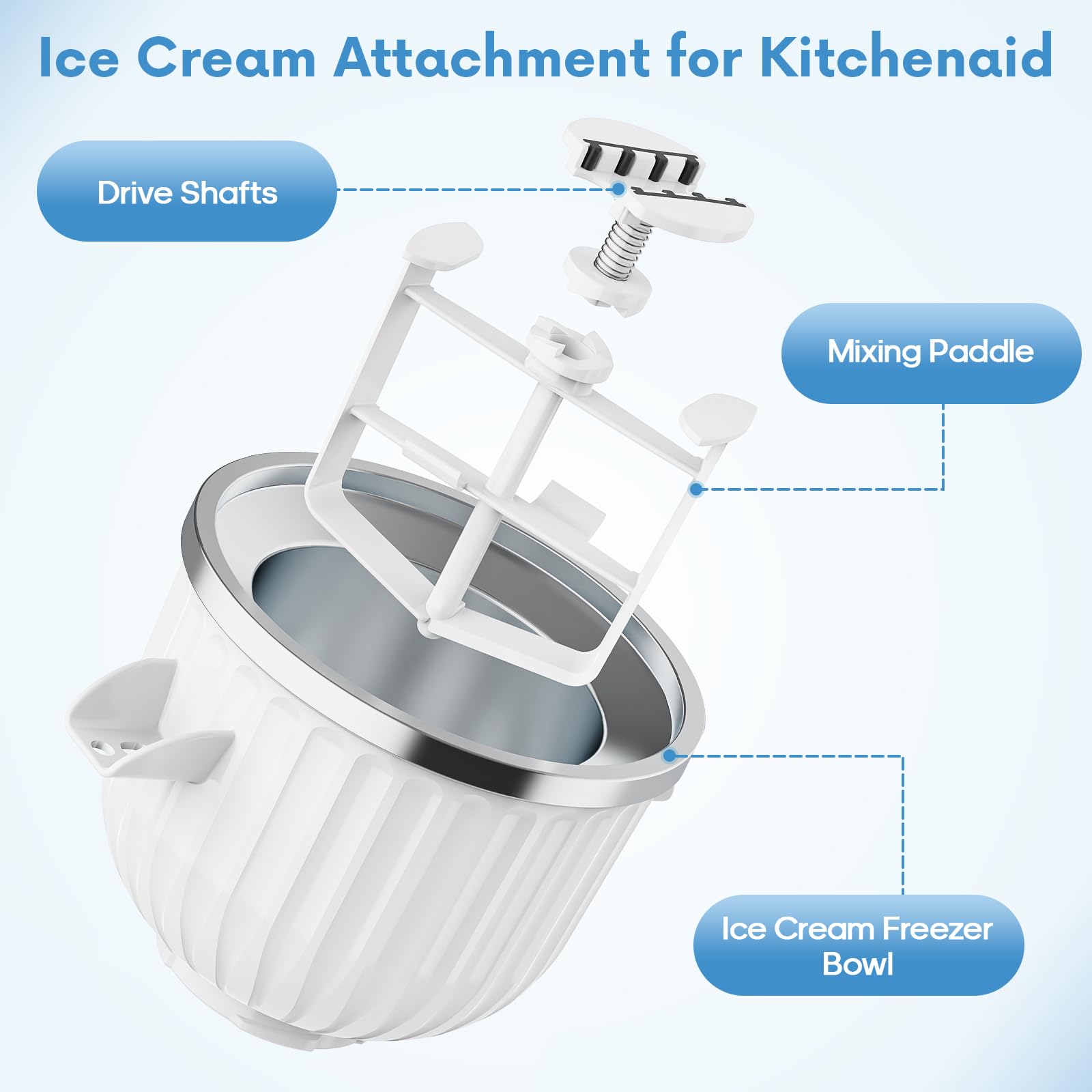 2 Quart ijsmachine-opzetstuk v - Kitchen Appliances Kitchenaid recensie en prijs