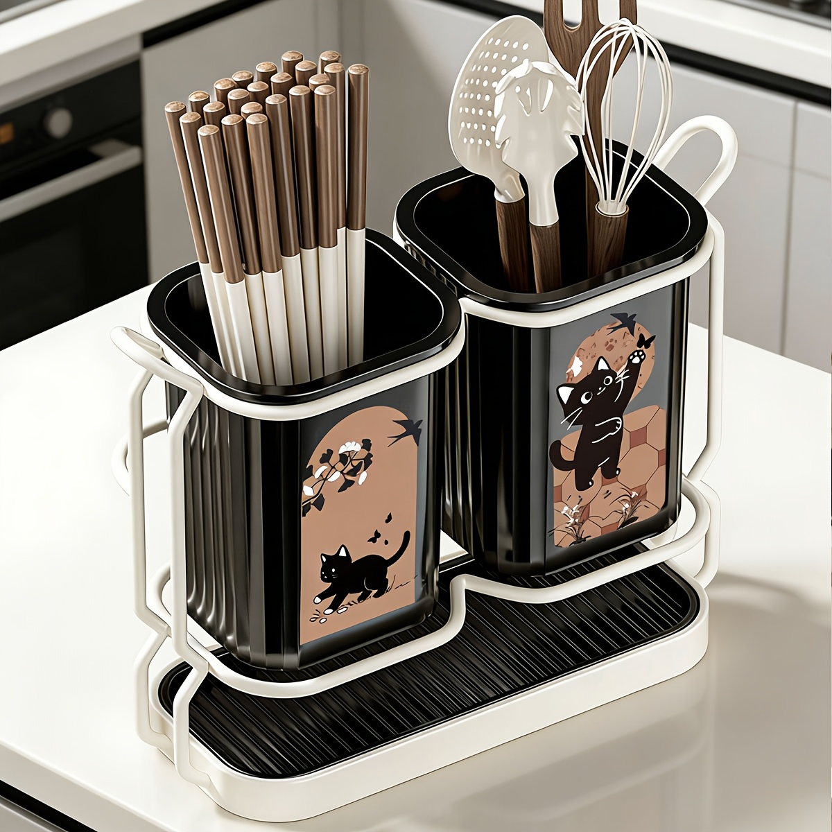 1 stuk keukenhulp- en messenor - Kitchen Appliances Storage recensie en prijs