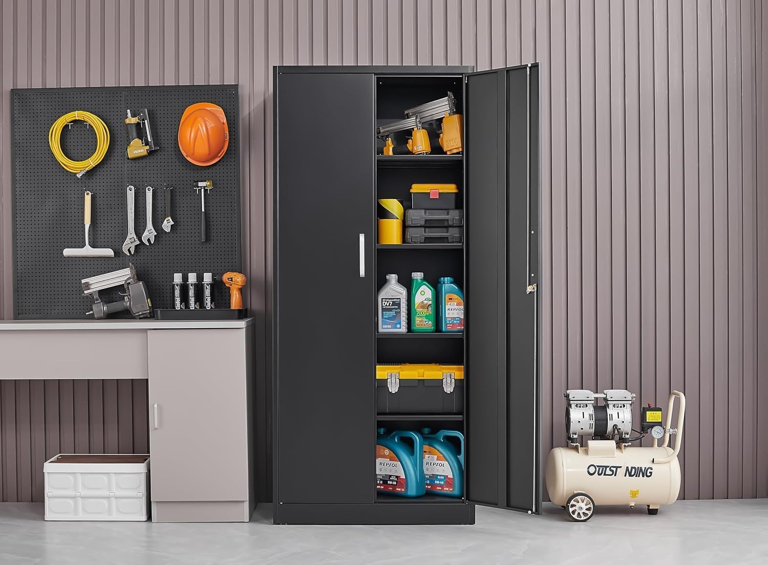 Metalen opbergkast met verstel - Kitchen Appliances Organizer recensie en prijs