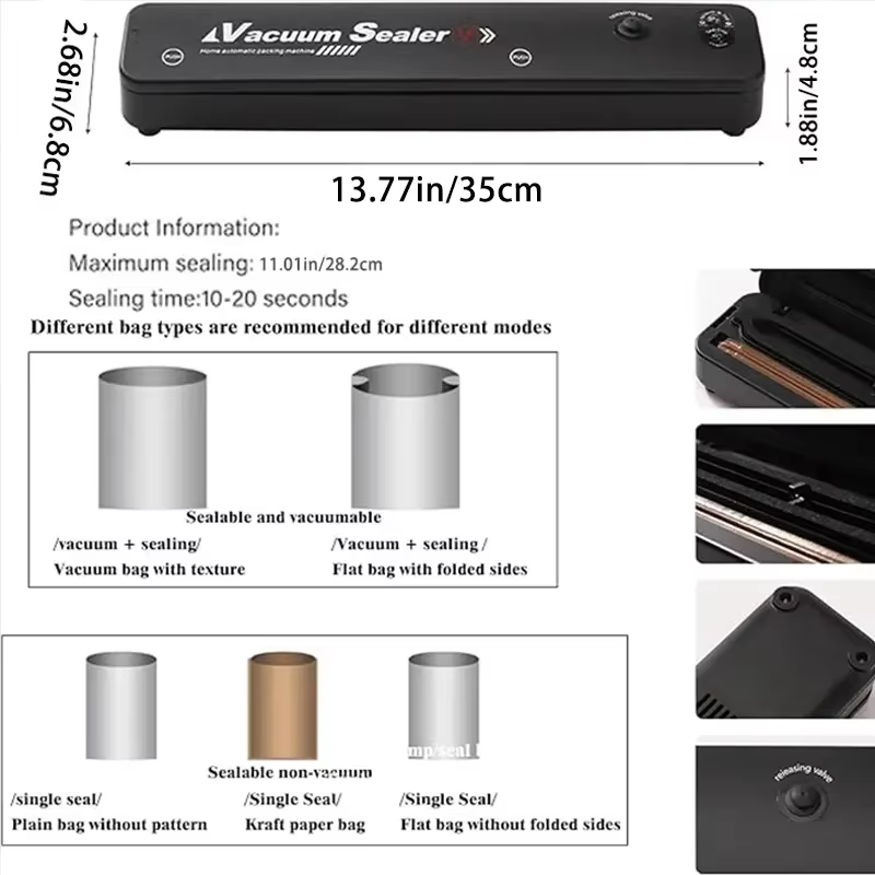 2026 Hoge Kwaliteit Vacuümseal - Kitchen Appliances Storage recensie en prijs