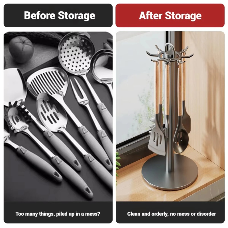 360 °   Draaibaar keukengerei- - Kitchen Appliances Storage recensie en prijs