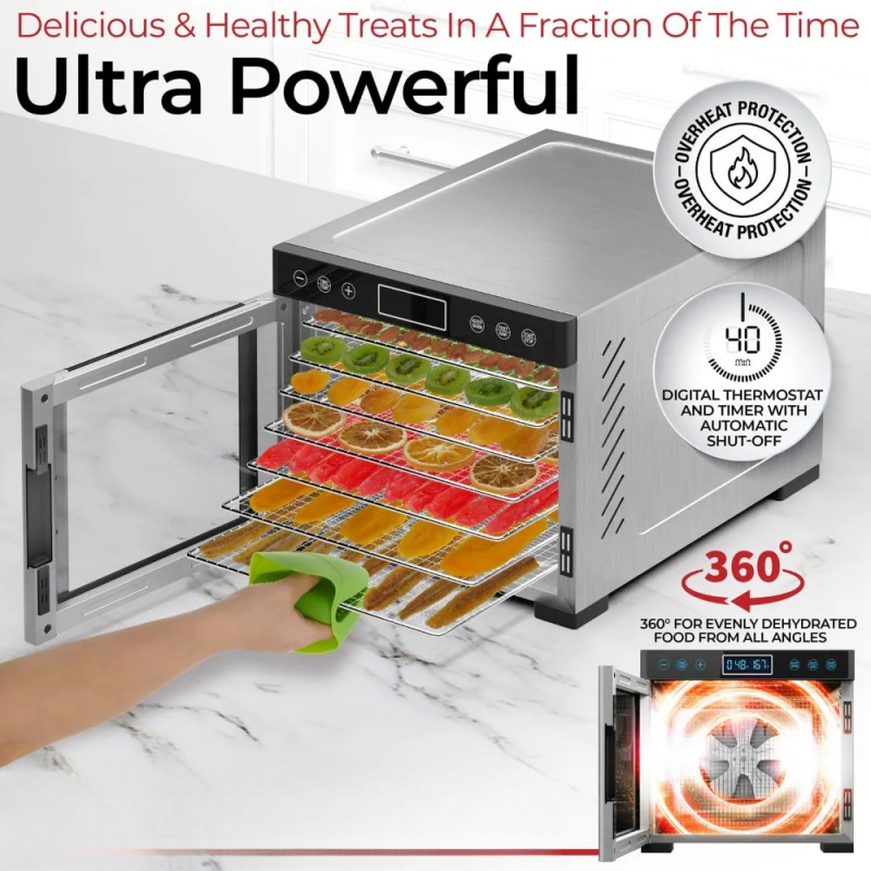 Mill Pro Voedseldroger – Roest - Dehydrator Tray Electric recensie en prijs