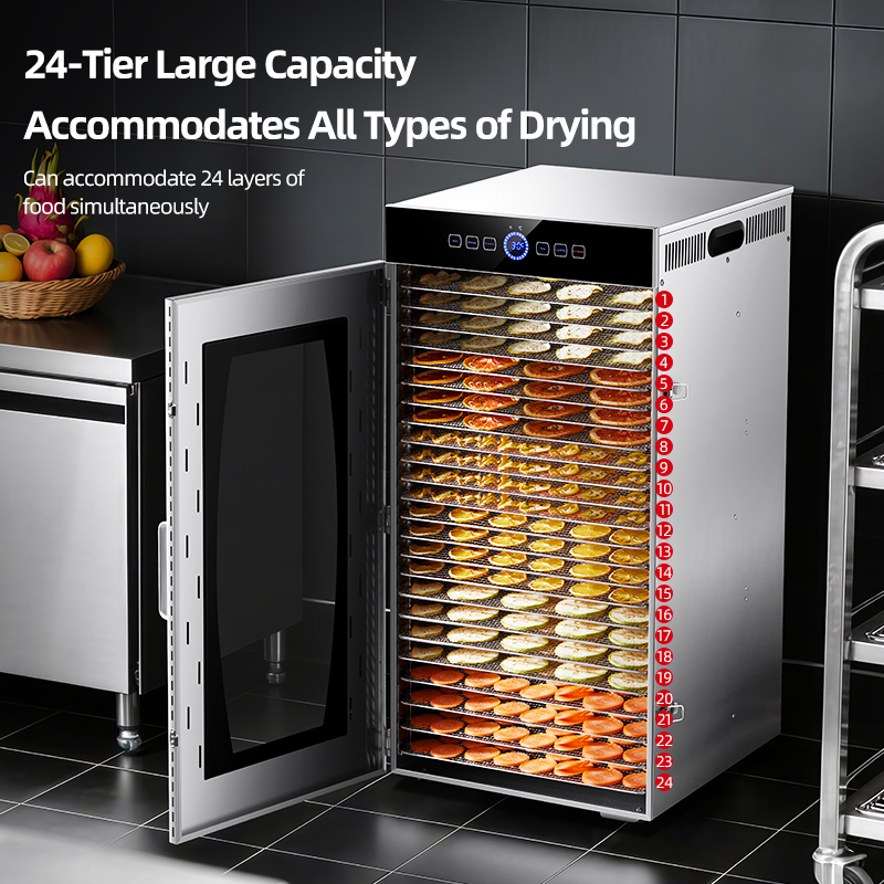24-laden commerciële voedseldr - Dehydrator Tray Electric recensie en prijs